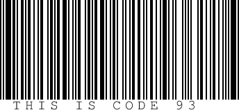 Code 93 Barcode